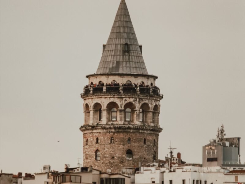 Galata Tower Istanbul against the skyline