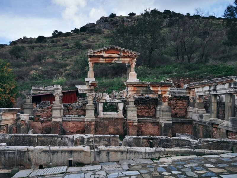 Nymphaeum Traiani ruins near Ephesus — illustrative of the wider site, not the shrine itself