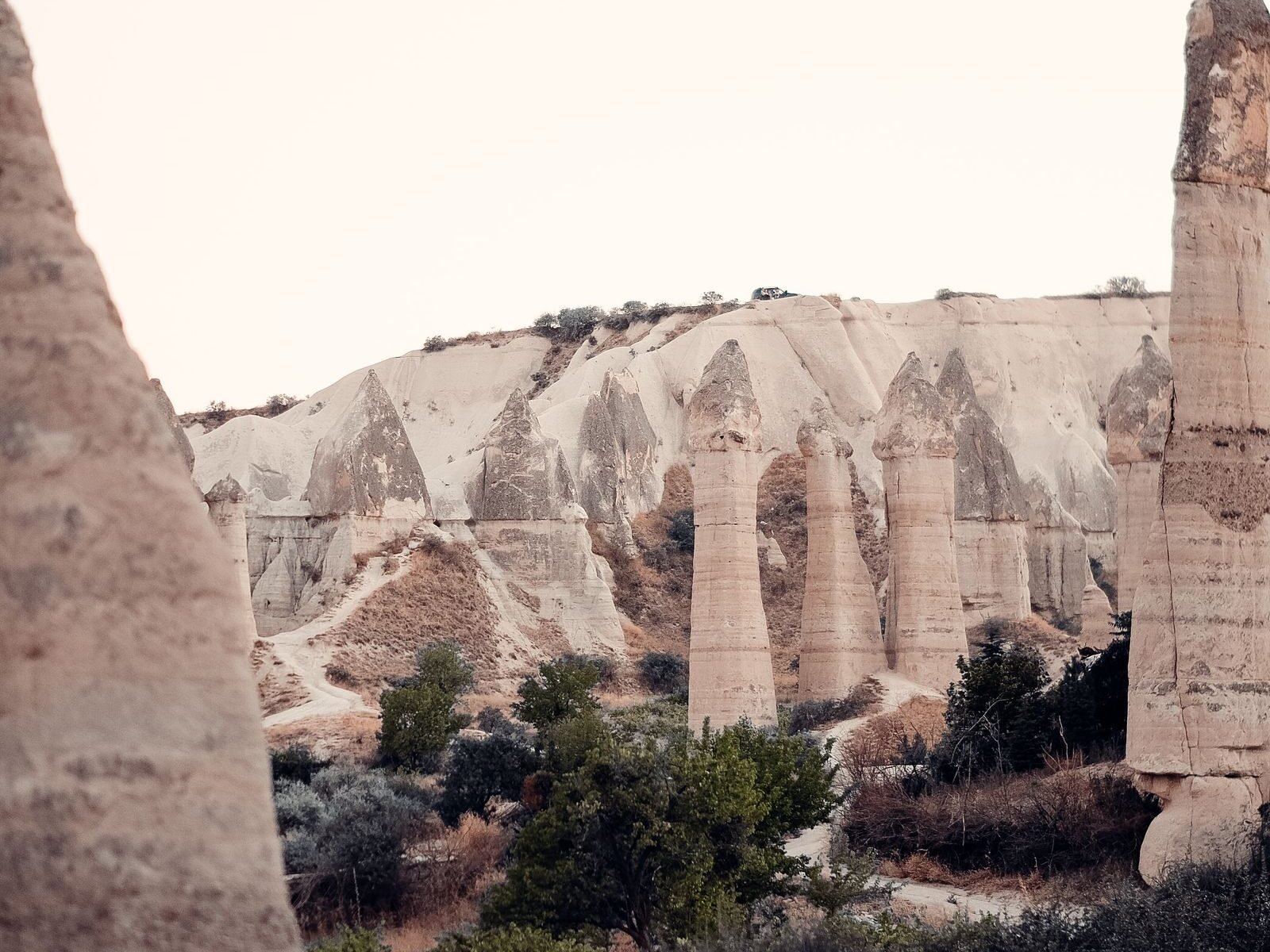 Love valley Cappadocia fairy chimney rock formations