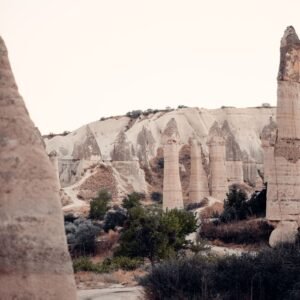 Love valley Cappadocia fairy chimney rock formations