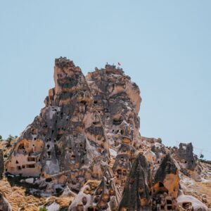 Cappadocia Uchisar castle rock formation