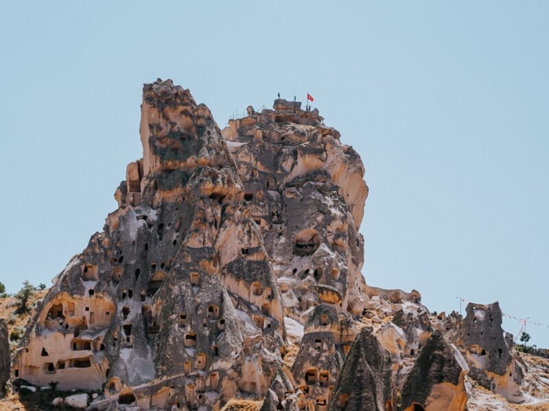 Cappadocia Uchisar castle rock formation