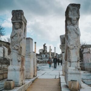 Kaunos Ancient City rock tombs — illustrative ancient ruins, Turkey