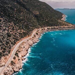 Icmeler Beach Marmaris — illustrative Aegean coastline aerial view