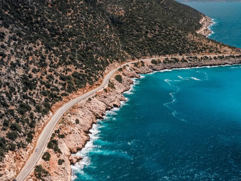 Antalya travel guide — aerial view of the scenic coastline
