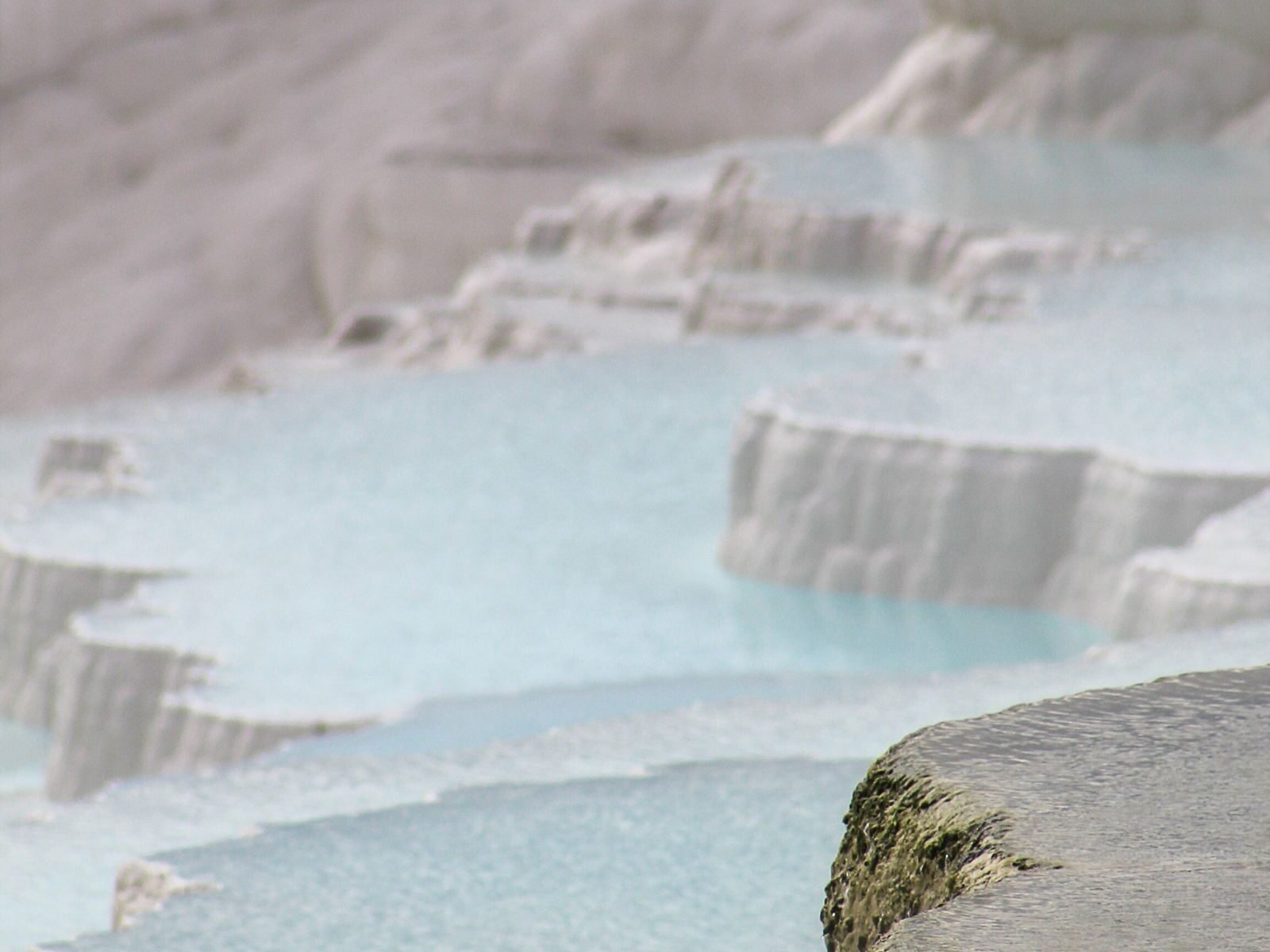 Kaklik cave Pamukkale — scenic travertine terrace formations