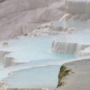 Kaklik cave Pamukkale — scenic travertine terrace formations