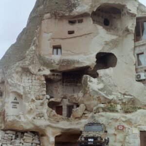 Pigeon valley Cappadocia cave dwellings along the trail
