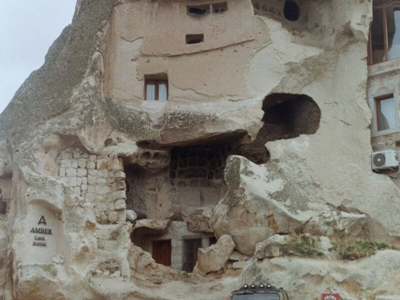 Pigeon valley Cappadocia cave dwellings along the trail