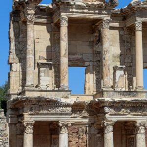 Historic Roman ruin at Ephesus, illustrative of the Terrace Houses area