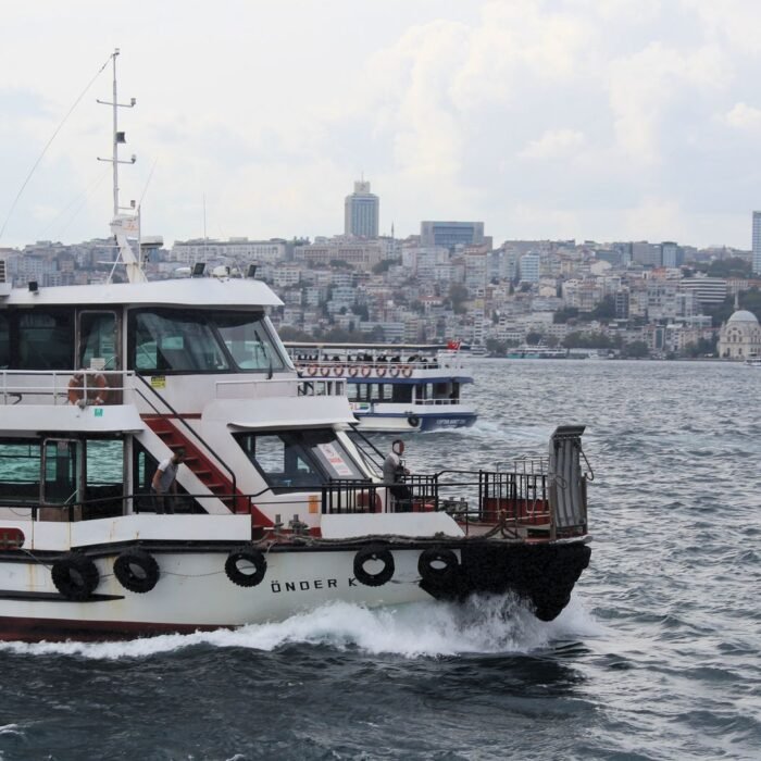Bosphorus cruise Istanbul passenger ferry crossing