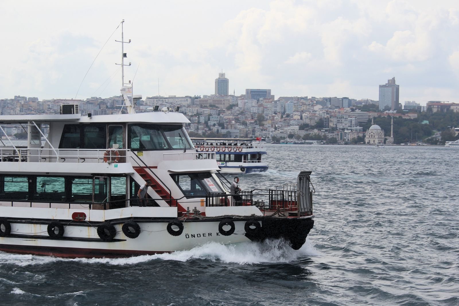 Bosphorus cruise Istanbul passenger ferry crossing