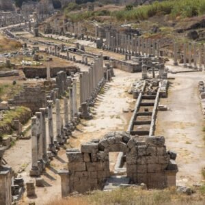 Mausoleum at Halicarnassus — illustrative Greco-Roman ruins, Turkey